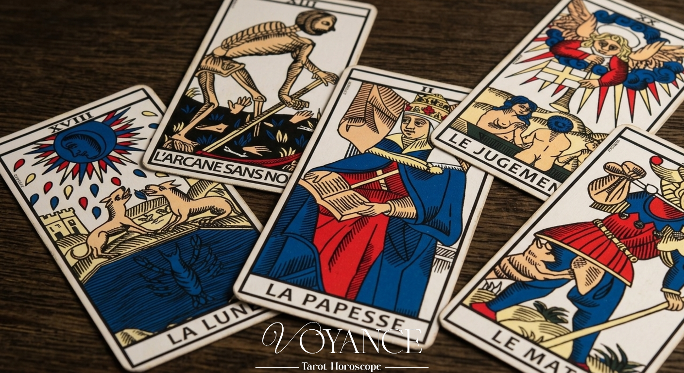 Les 22 arcanes majeurs du tarot : Significations complètes